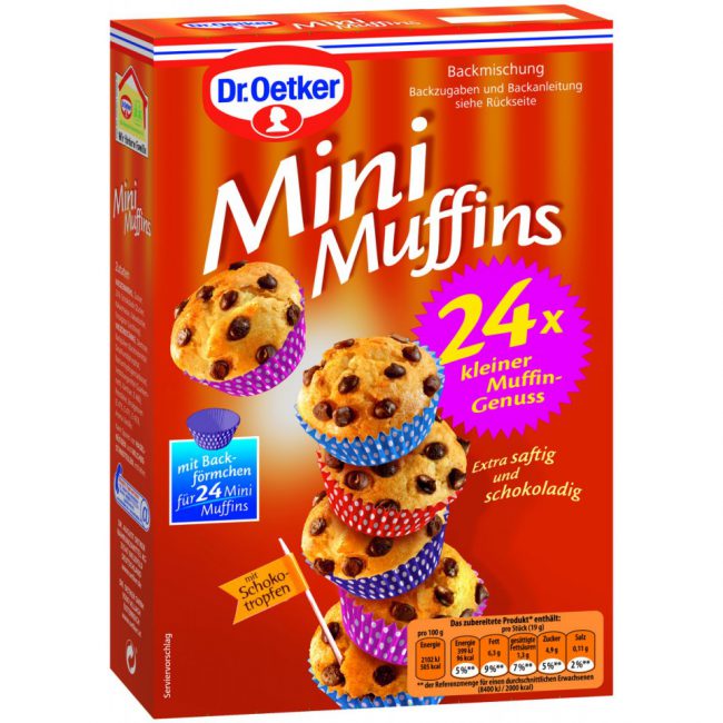 Μείγμα για Μάφιν Dr. Oetker Mini Muffins Mix 270g