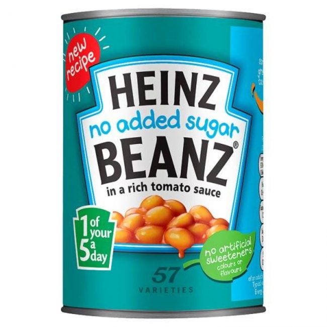 Φασόλια Μαγειρεμένα Χωρίς Προσθήκη Ζάχαρης Heinz Beans No Added Sugar 415g