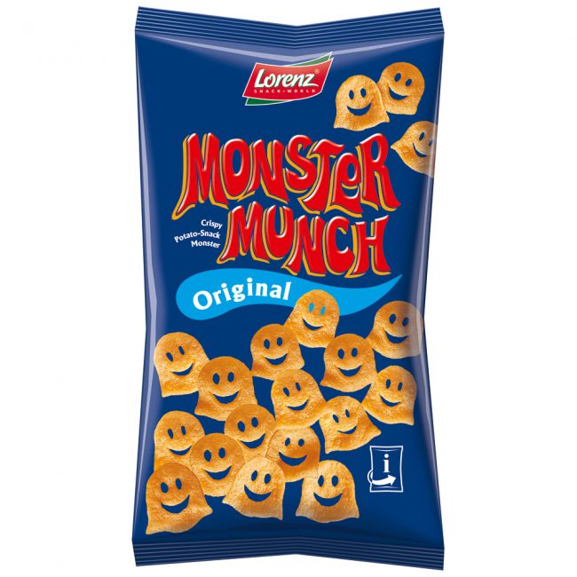 Σνακ Πατάτας Φαντάσματα Lorenz Monster Munch 75g