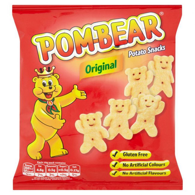 Σνακ Πατάτας Παιδικό Gluten Free Pom Bear Original Potato Snacks 19g