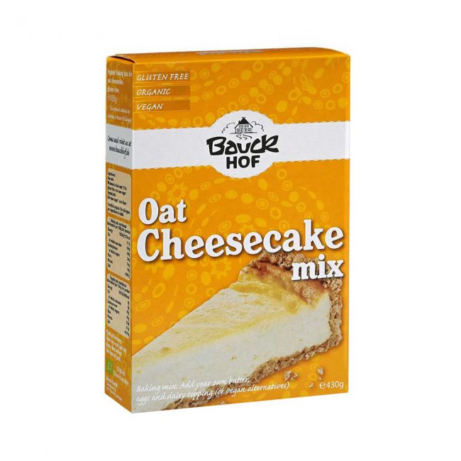 Μείγμα για Τσιζκέικ Organic Vegan Bauckhof Oat Cheesecake Cake Mix 430g