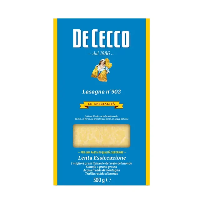 De Cecco No 502 Lasagna 500g