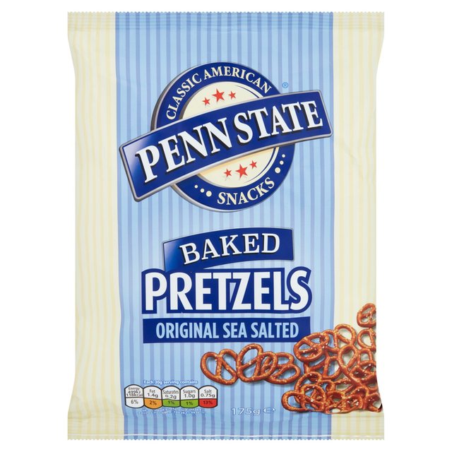 Αλμυρό Σνακ Πρέτζελ Penn State Baked Pretzels Original Sea Salted 175g
