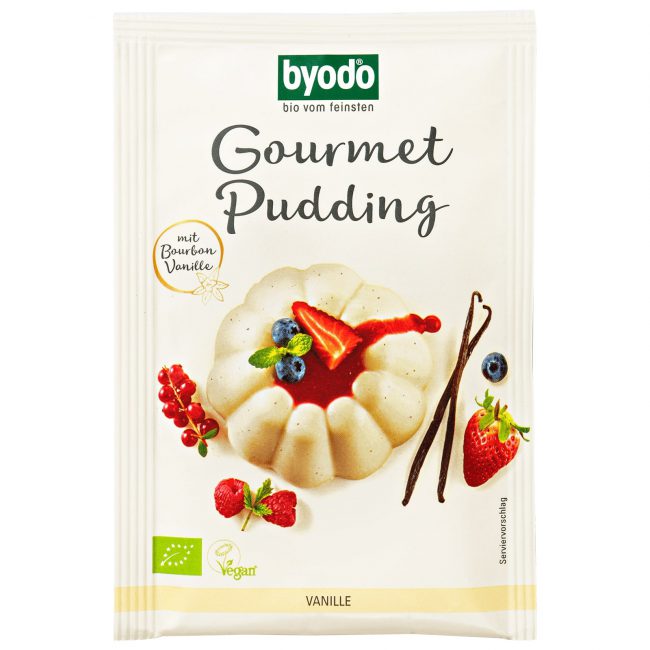 Byodo Gourmet Pudding With Bourbon Vanilla Organic Gluten Free 40g