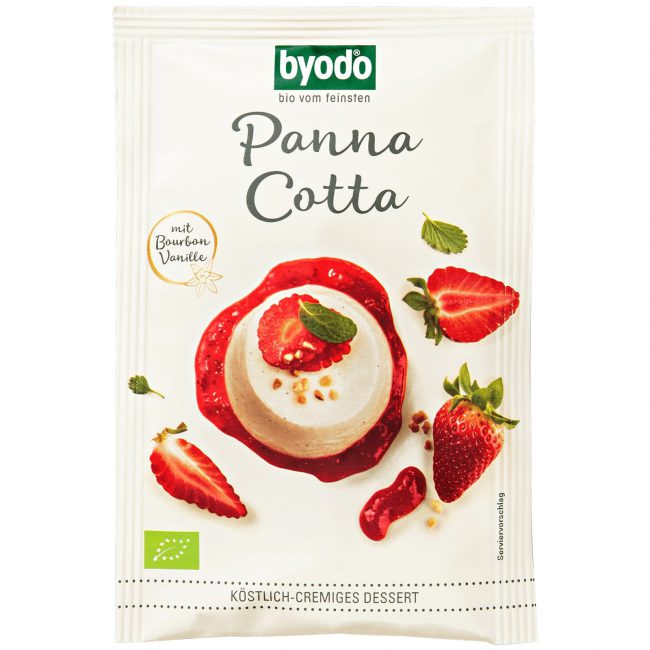 Μείγμα Για Πανακότα Βιολογικό Χωρίς Γλουτένη Byodo Panna Cotta With Bourbon Vanilla Organic Gluten Free 40g