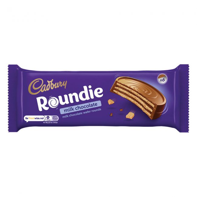 Γκοφρέτες Σοκολάτας Cadbury Roundie Milk Chocolate Wafer Rounds 180g