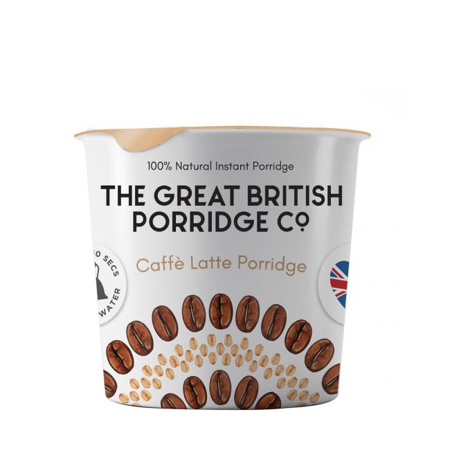 Νιφάδες Βρώμης Καφές Vegan Gluten Free The Great British Porridge Cafe Latte 60g