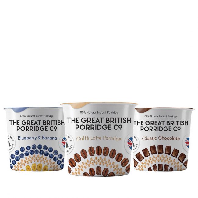 The Great British Porridge Co Gluten Free Vegan Pots Starter Pack