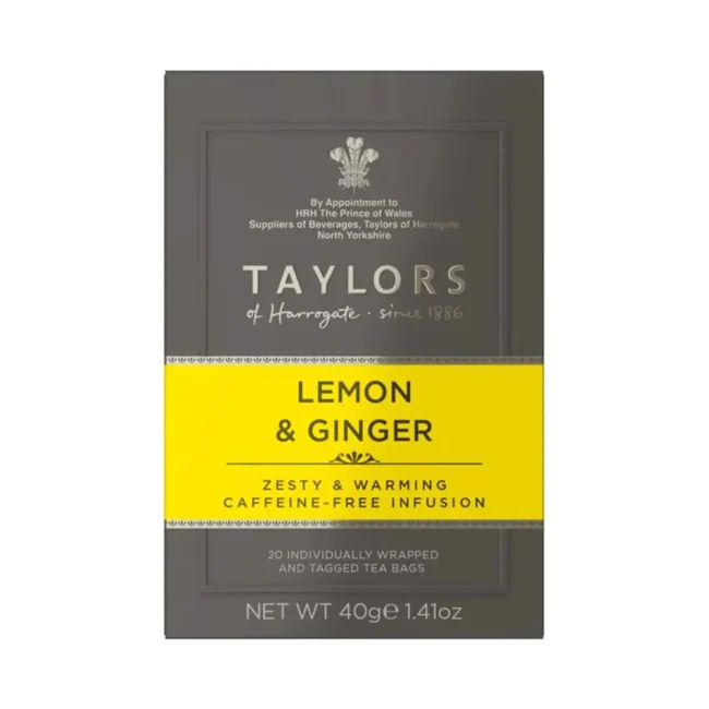 Αφέψημα Με Λεμόνι Και Τζίντζερ Taylors of Harrogate Lemon and Ginger 40g