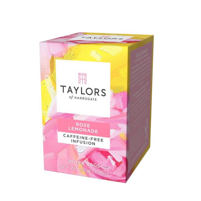 Taylors Of Harrogate Rose Lemonade Infusion 20 Wrapped Tea Bags 50g-B