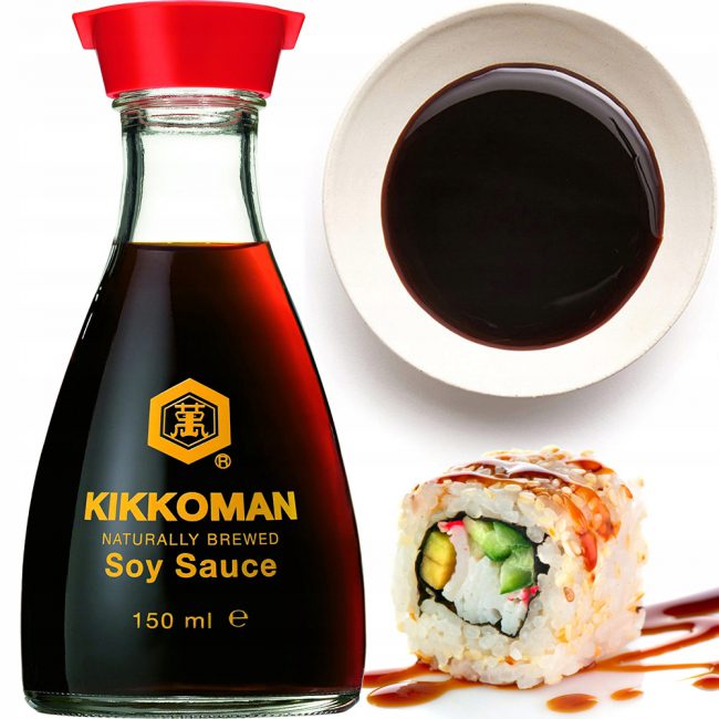 Σάλτσα Σόγιας Kikkoman Soy Sauce Naturally Brewed Vegan Dispenser 150ml