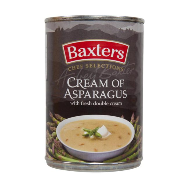Σούπα Έτοιμη Κρεμώδης Με Σπαράγγια Baxters Cream Of Asparagus Chef Selections Soup 400g