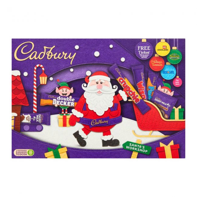 Σοκολατάτες Χριστουγεννιάτικες Cadbury Christmas Santa Workshop Selection Box 145g
