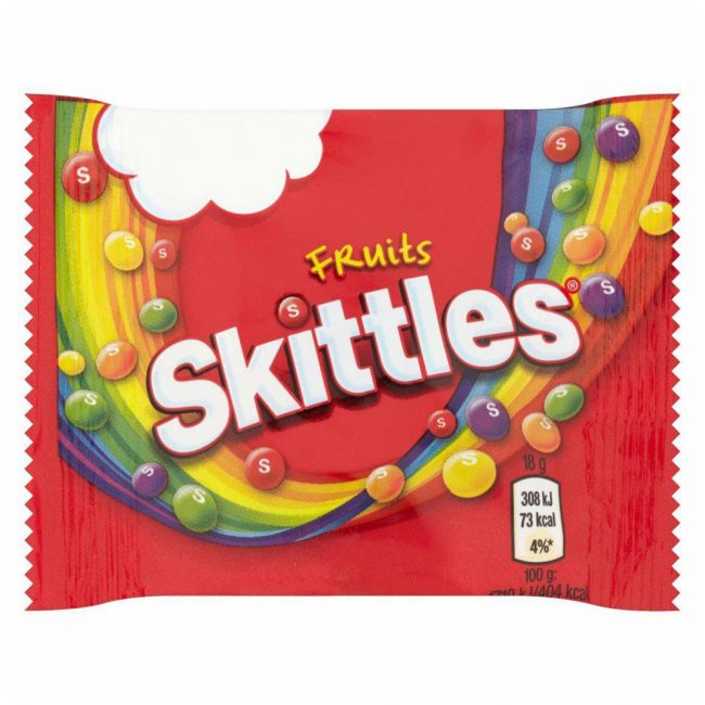 Καραμελάκια Skittles Fruits Original 18g