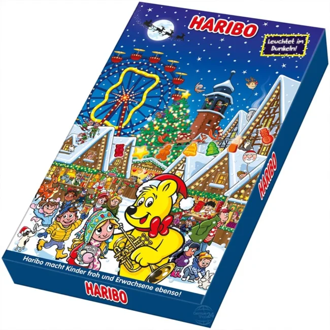 Ζελεδάκια Χριστουγεννιάτικο Ημερολόγιο Haribo Glow In The Dark Advent Calendar