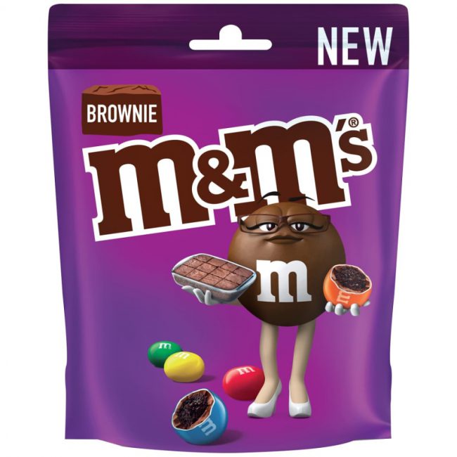 Κουφετάκια με Γέμιση Μπράουνι Mars MandMs Brownie 120g