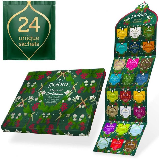 Βιολογικό Τσάι Ημερολόγιο Χριστουγέννων Pukka Advent Calendar Days of Christmas 24 Tea Bags