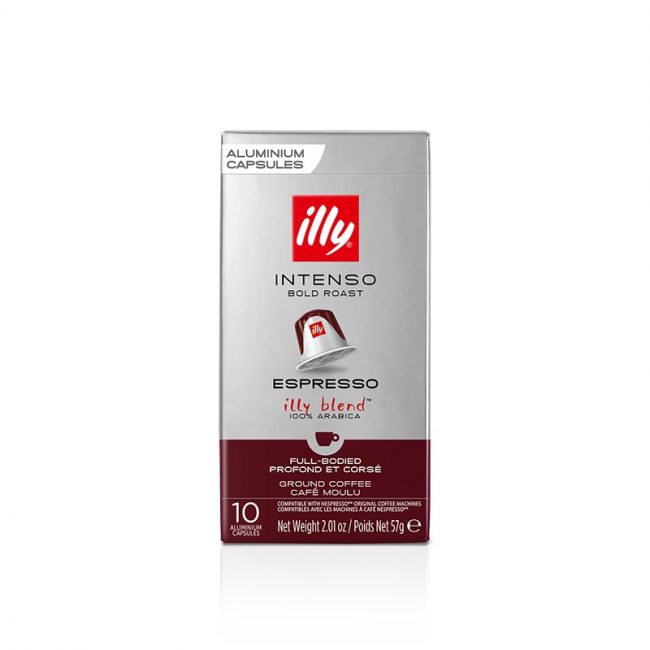 illy Intenso Roast Arabica Blend Compatible Capsules with Nespresso 10caps-A