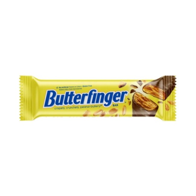 Μπάρα Gluten Free Butterfinger Peanut Butter Flavour Bar Με Επικάλυψη Σοκολάτας Γάλακτος 53g