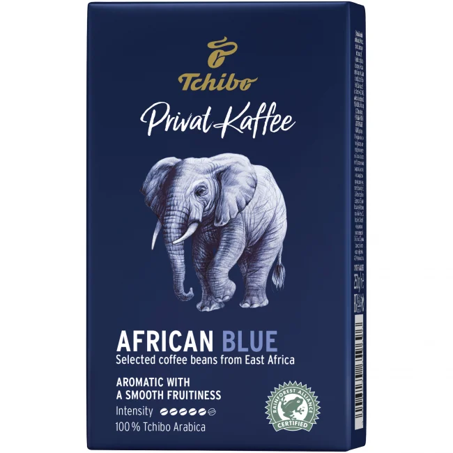 Tchibo Privat Kaffee African Blue Ground Coffee 250g