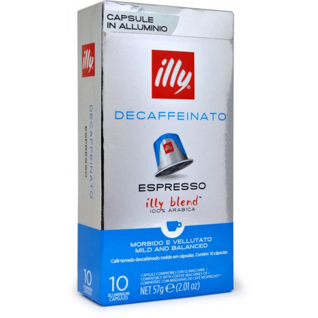 illy espresso decaffeinato compatible with nespresso machines 10caps-B