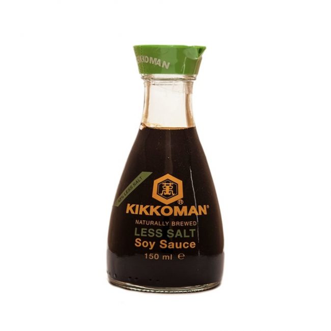 Σάλτσα Σόγιας με Λιγότερο Αλάτι Kikkoman Less Salt Soy Sauce Vegan 150ml