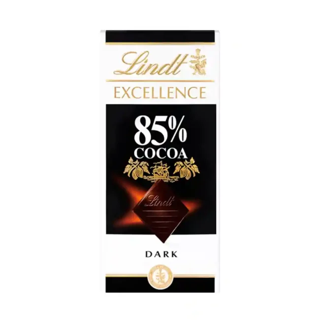 Lindt Excellence 85% Cocoa Fine Dark Chocolate 100g