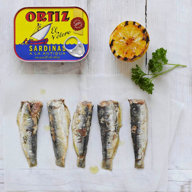 Σαρδέλες σε Ελαιόλαδο Ortiz Sardines in Olive Oil 140g