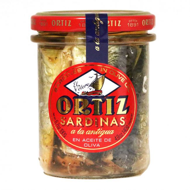 Σαρδέλες σε Ελαιόλαδο Ortiz Sardines in Olive Oil 190g