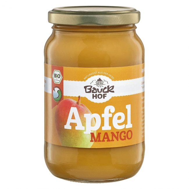 Πουρές Μήλου και Μάνγκο Βιολογικός Vegan Bauckhof Apfel Mango Puree Bio 360g