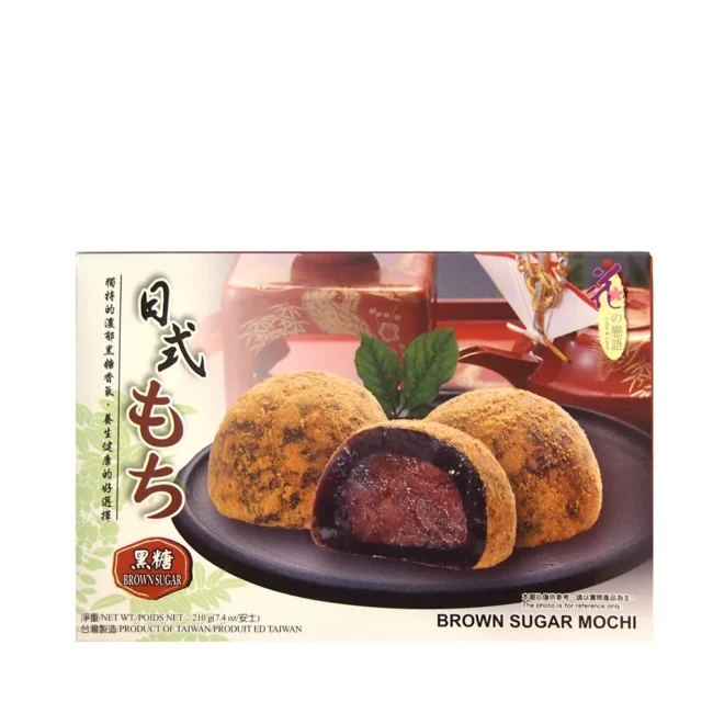 Ιαπωνικό Μαστιχωτό Γλυκό Μότσι LL Mochi Brown Sugar Flavour 210g