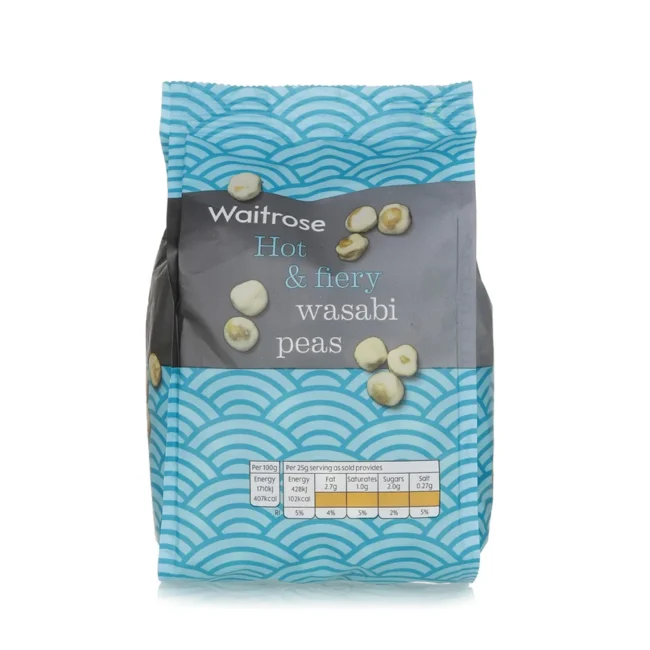 Μπιζέλια Καβουρντισμένα Με Επικάλυψη Wasabi Waitrose Hot And Fiery Wasabi Peas 200g