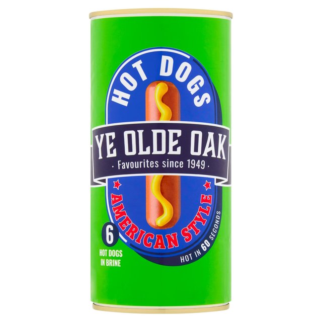 Σνακ Λουκάνικο Ye Olde Oak American Style Hot Dogs in Brine 560g