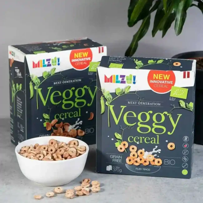 Βιολογικά Δημητριακά από Λαχανικά Milzu Veggy Cereal Rings 185g