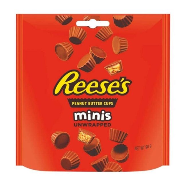 Σοκολατάκια Reese's Peanut Butter Cups Minis Unwrapped 90g