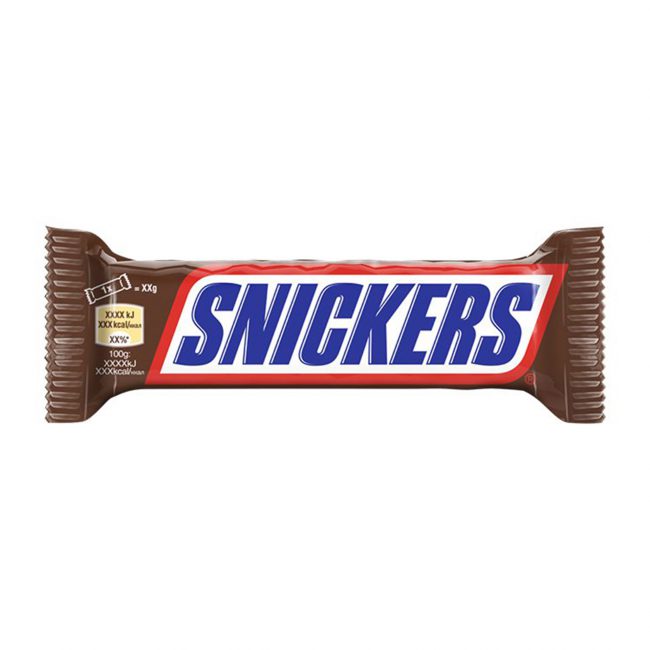 Snickers Milk Chocolate Bar With Soft Nougat Roast Peanuts And Caramel 50g-A