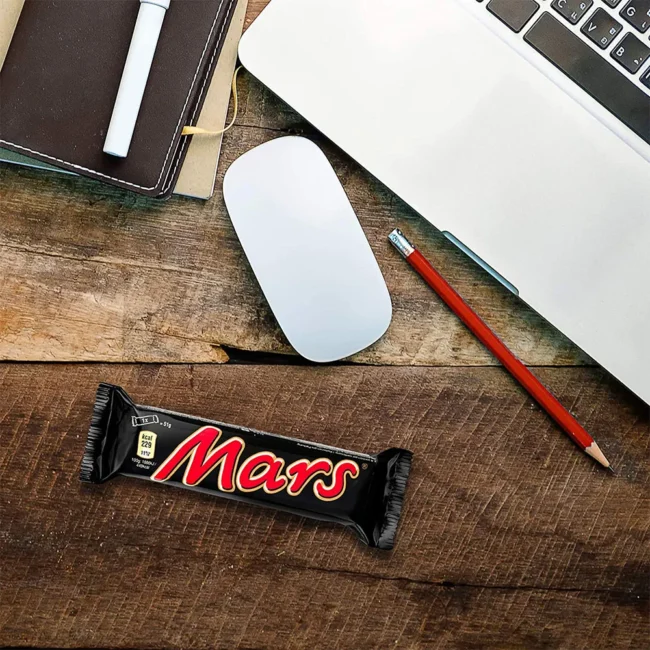Mars Milk Chocolate With Soft Nougat And Caramel Centre Bar 51g