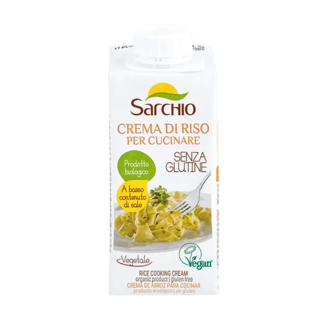 Κρέμα Μαγειρικής Ρυζιού Sarchio Rice Cream Bio Vegan Gluten Free 200ml