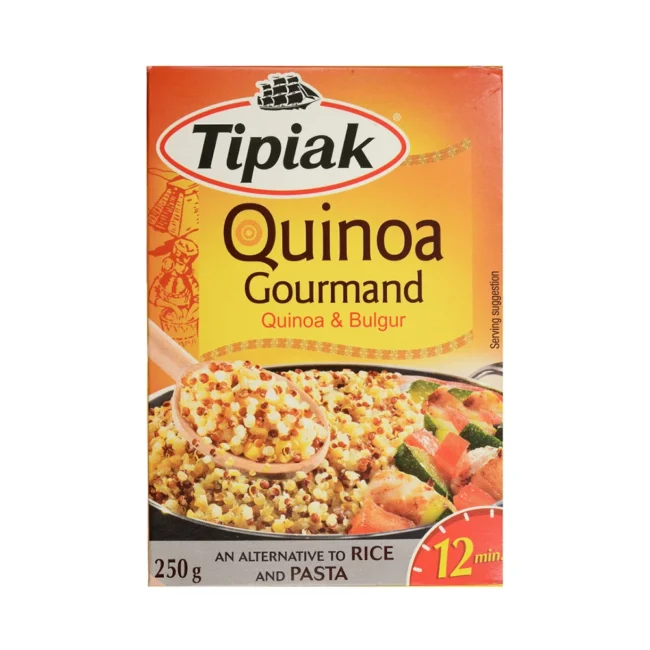 Μείγμα Λευκής Και Κόκκινης Κινόα Και Πλιγούρι Tipiak Quinoa Gourmand And Bulgur Wheat 250g