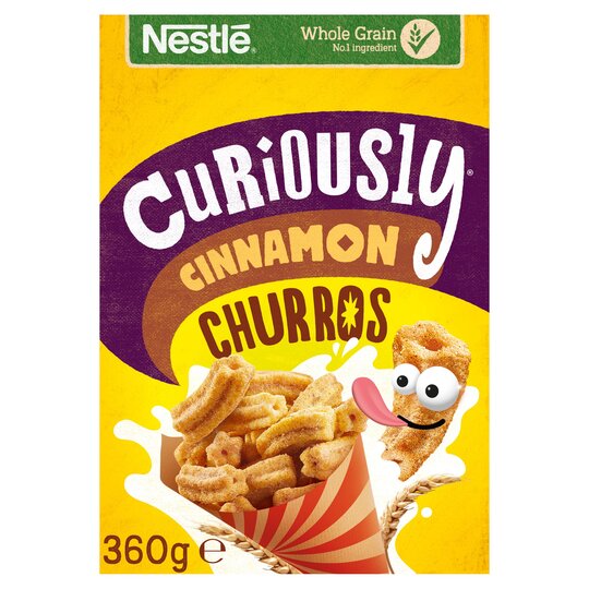 Δημητριακά Ολικής Άλεσης Nestle Curiously Cinnamon Churros 360g