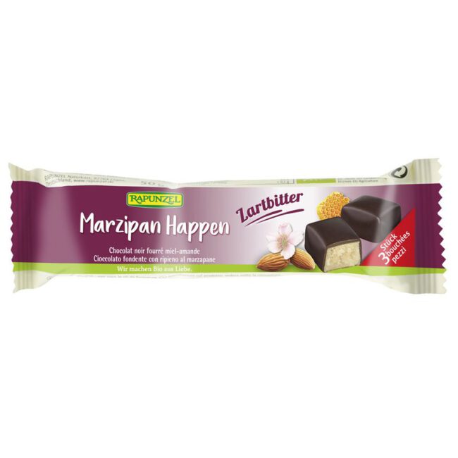 Rapunzel Marzipan Happen Sweetbitter Chocolate Bar Bio 50g