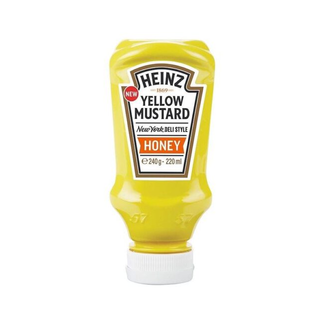 Μουστάρδα με Μέλι Heinz Yellow Mustard Honey New York Deli Style 220ml