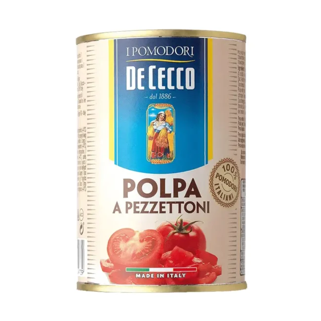 Πολτός Τομάτας De Cecco Polpa A Pezzettoni 400g