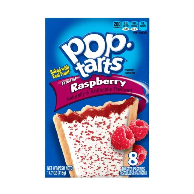 Kelloggs Pop Tarts Frosted Raspberry 384g