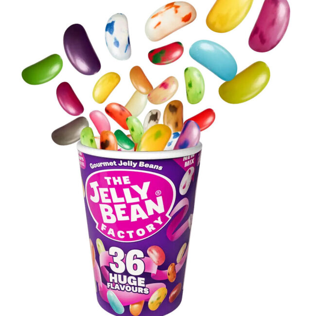 Καραμελάκια The Jelly Bean Factory Gourmet 36 Huge Flavours Tube 200g