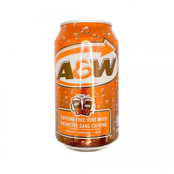 A&W Root Beer Caffeine Free 355ml-A