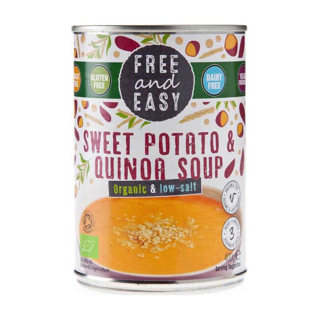 Free and Easy Sweet Potato Quinoa Soup Bio Vegan