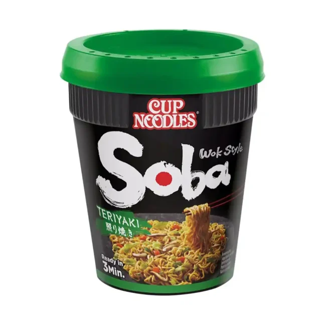 Nissin Soba Cup Noodles Teriyaki Flavour 87g