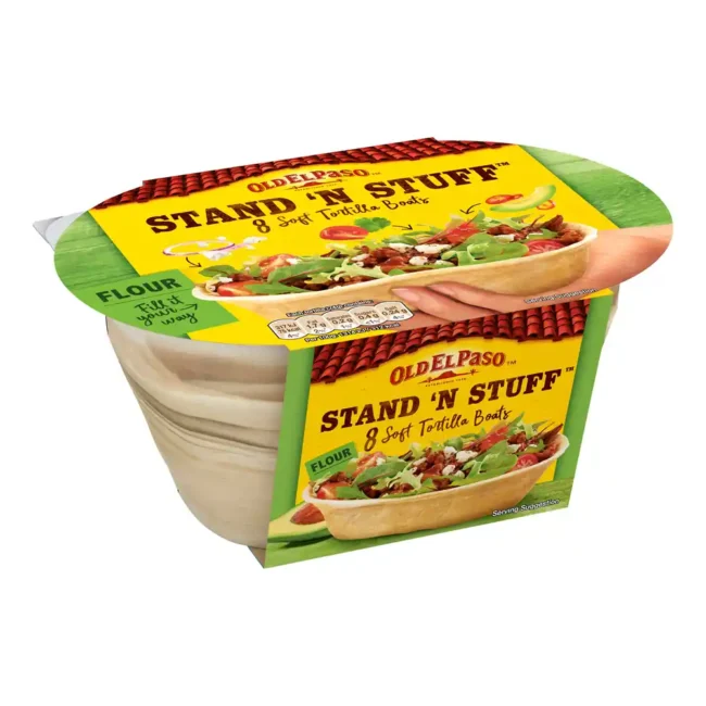 Old El Paso 8 Tortillas Stand And Stuff Soft Flour 193g