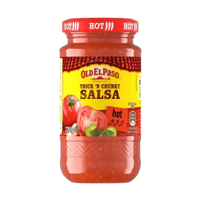 Old El Paso Hot Thick And Chunky Salsa 226g
